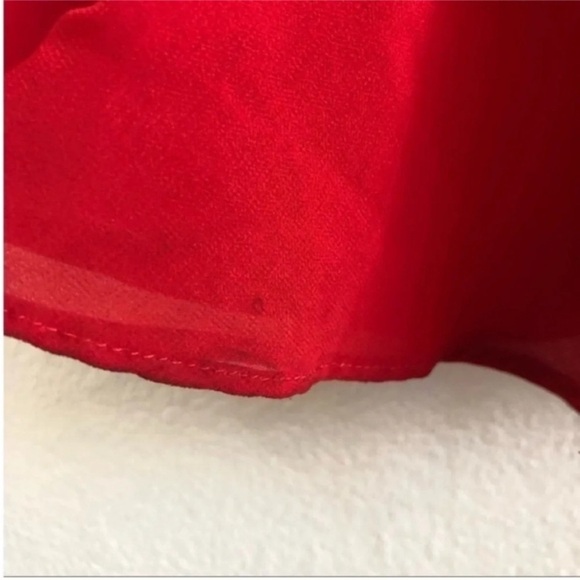 Fame and Partners Free People Red Pleated Maxi Dress - Picture 9 of 12